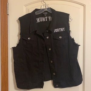 Marvel Avengers Thor: God Of Thunder Denim Vest